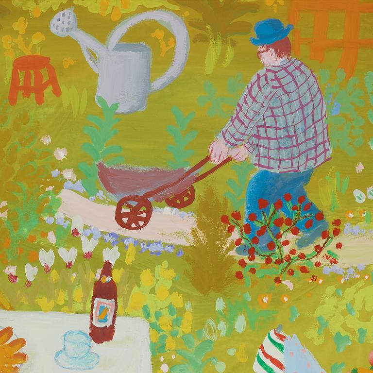 LENNART JIRLOW, gouache, signed L. Jirlow.