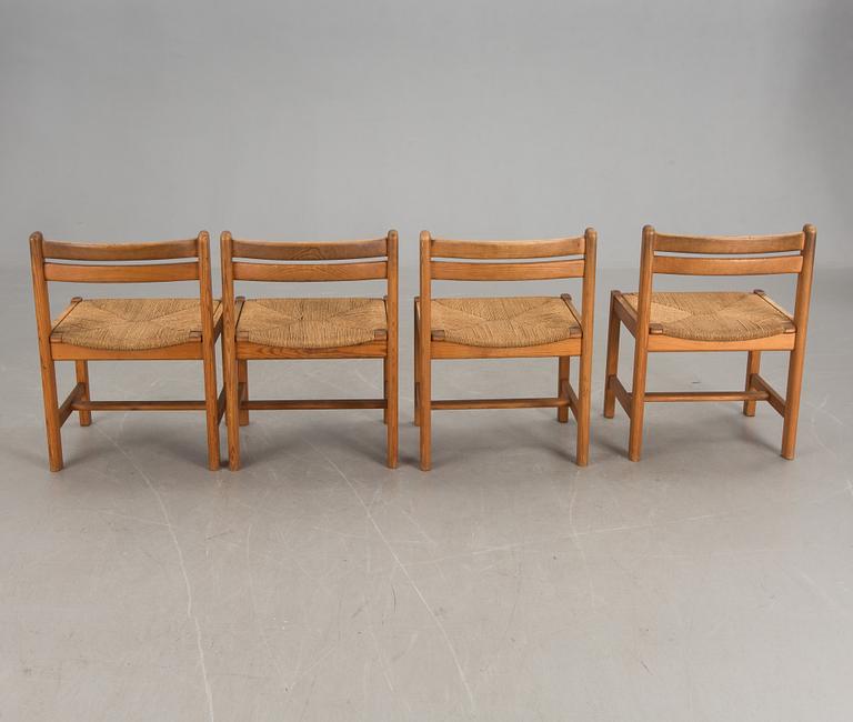 STOLAR, 4 st, ur serien Asserbo, Börge Mogensen, Karl Andersson & Söner, 1900-talets andra hälft.