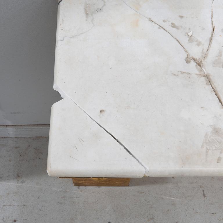 Spegel med konsolbord omkring 1900.