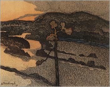 Victor Jernbergh, Twilight over the River.
