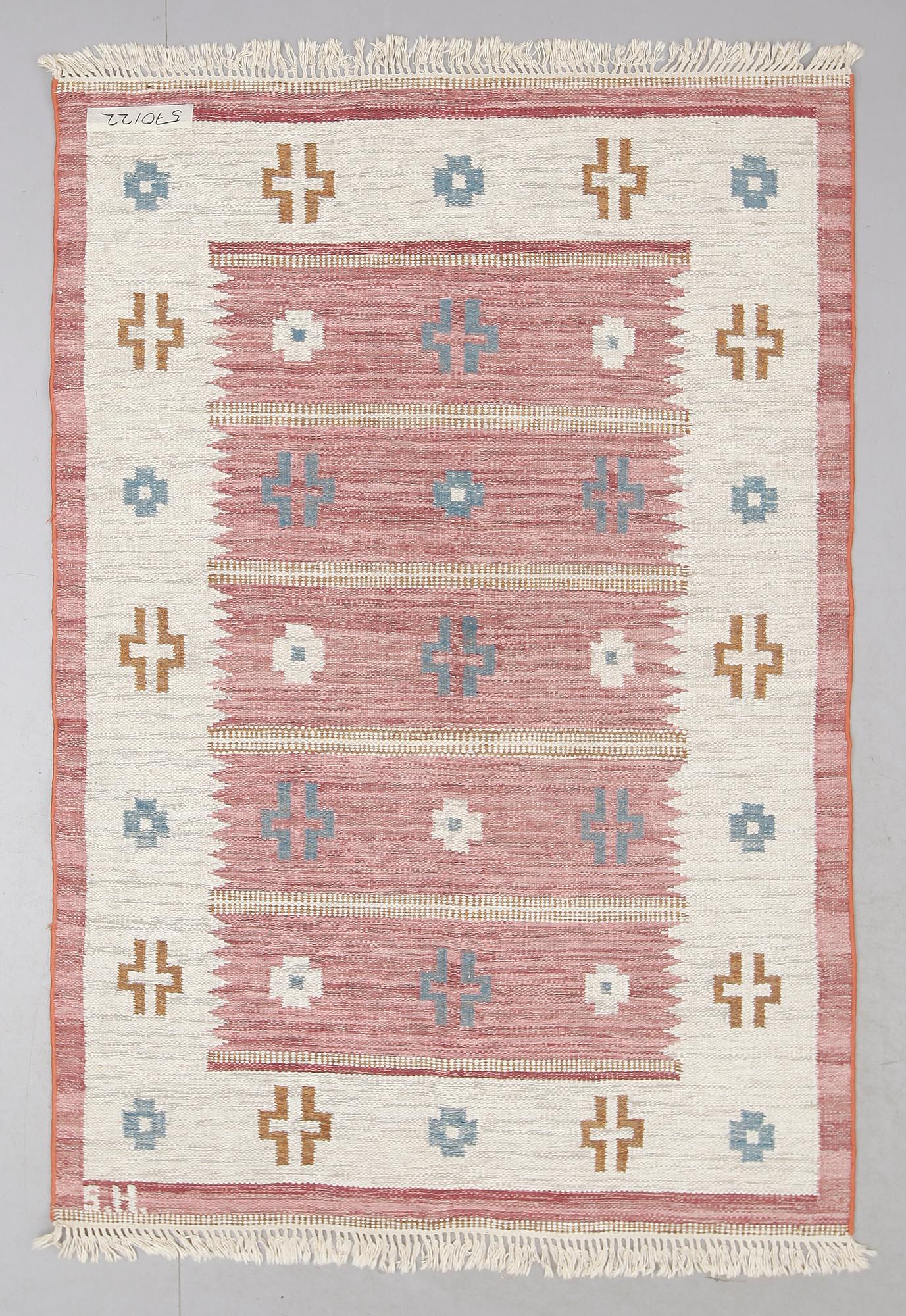MATTA, rölakan, signerad SH, Svensk Hemslöjd. Ca 239 x 166 cm.