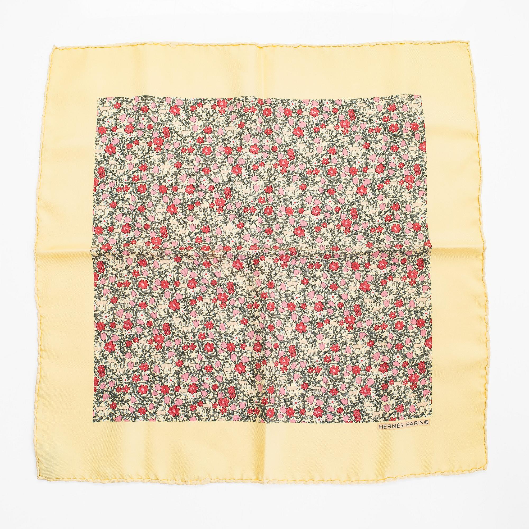 Hermès, näsdukar/pocket squares, 2 st.
