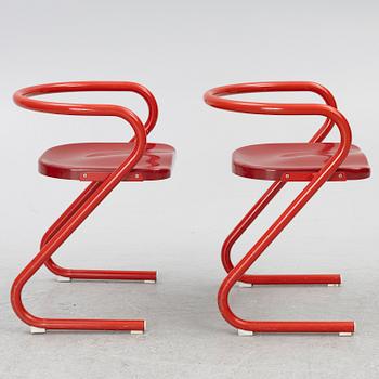Börge Lindau, & Bo Lindekrantz, a set of 8 model S70-3 armchairs Lammhults.