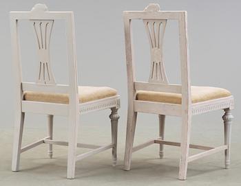 STOLAR, ett par, Lindome, sengustavianska, 1800-tal.