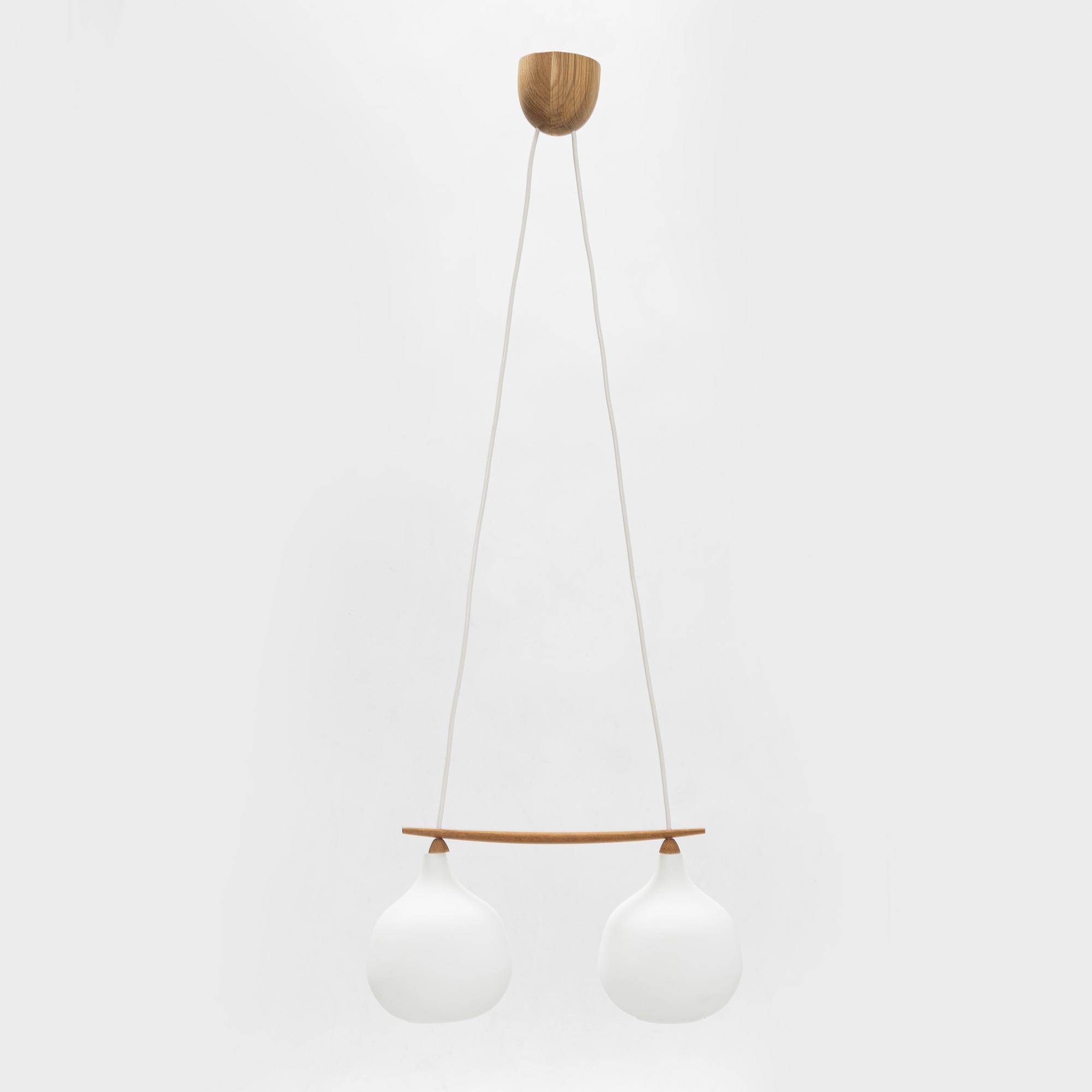 Uno & Östen Kristiansson, taklampa, Luxus, Vittsjö, 1960/70-tal.