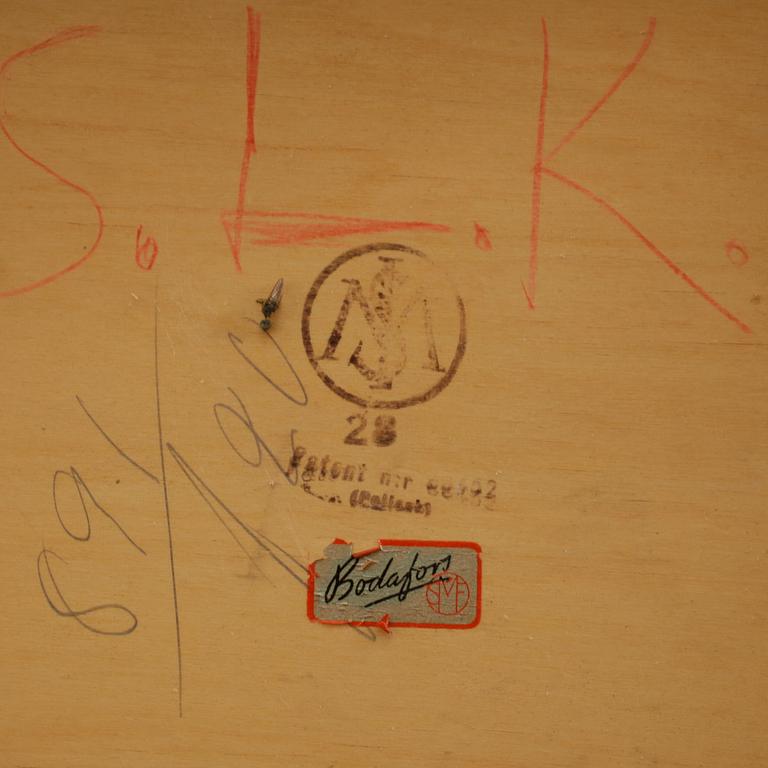 STOLAR, 6 st, Sven Markelius, Svenska Möbelfabrikerna i Bodafors, 1900-tal.