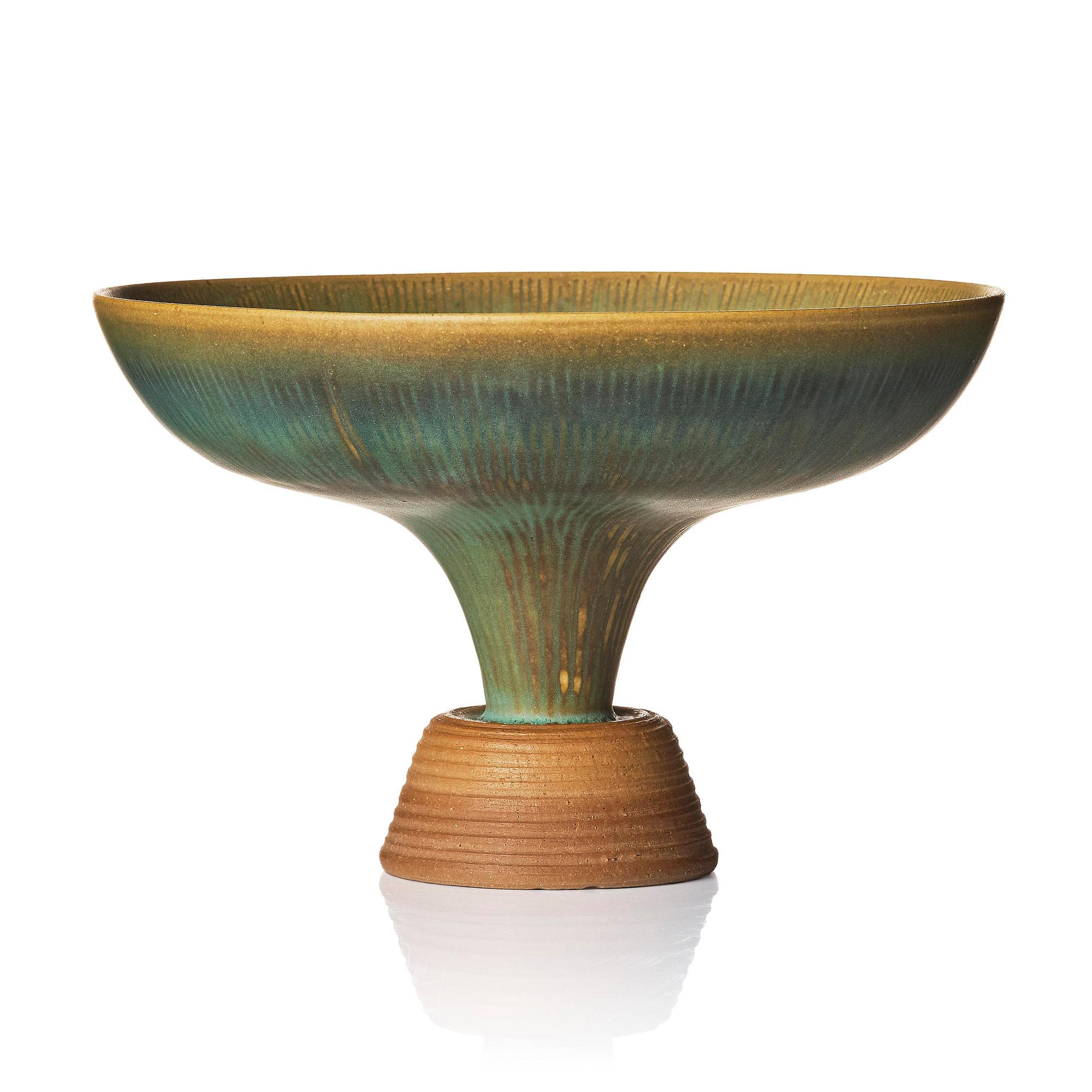 Wilhelm Kåge, a Farsta Spirea stoneware bowl, Gustavsberg Studio 1957.