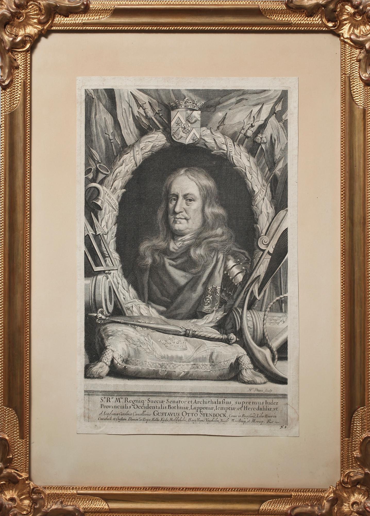 KOPPARSTICK, 2 st, 1700/1800-tal.