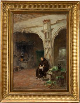 Frans Wilhelm Odelmark, 'Klosterkök (Monastery kitchen)'.