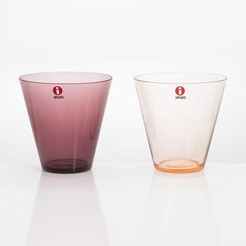 Kaj Franck, A 6-pce set of 100-anniversary 'Kimara' tumblers, Iittala 2011.