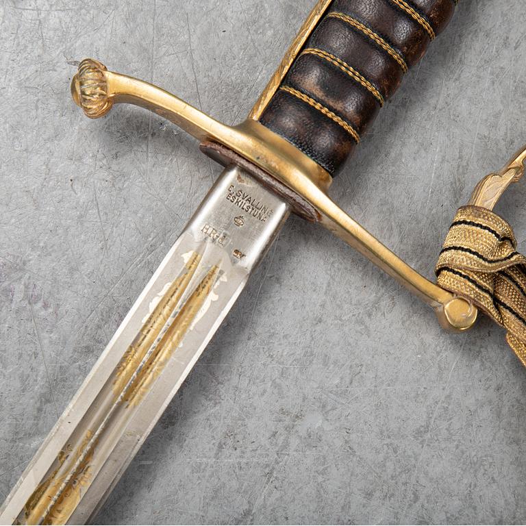 Sabel, svensk, m/1899 för infanteriofficer.