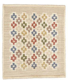 235. UNKNOWN ARTIST 20TH CENTURY, A CARPET, knotted pile in relief, ca 191 x 163,5 cm, signed at the back S.K.L.H. 1957.