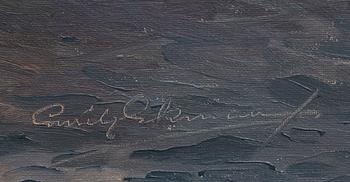 EMIL EKMAN, olja på duk, signerad.