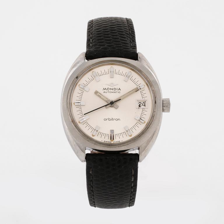 MONDIA, Orbitron, wristwatch, 35 mm.