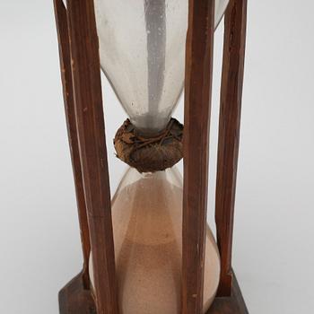 one 19th century hourglass.