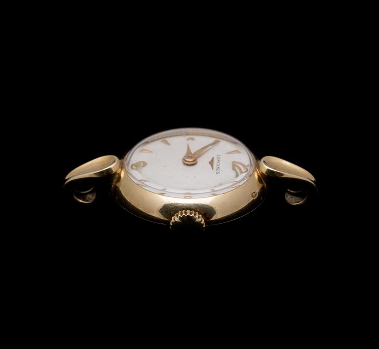 DAMARMBANDSUR, 14K Longines. Tot vikt 8 g.