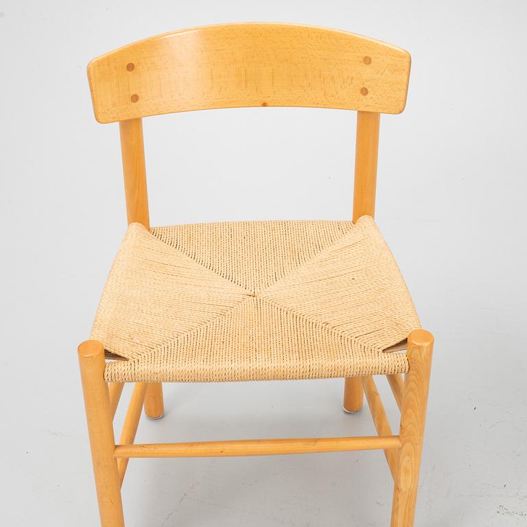 Børge Mogensen, chairs, 4 pcs, "J39", Denmark, second half of the 20th century.