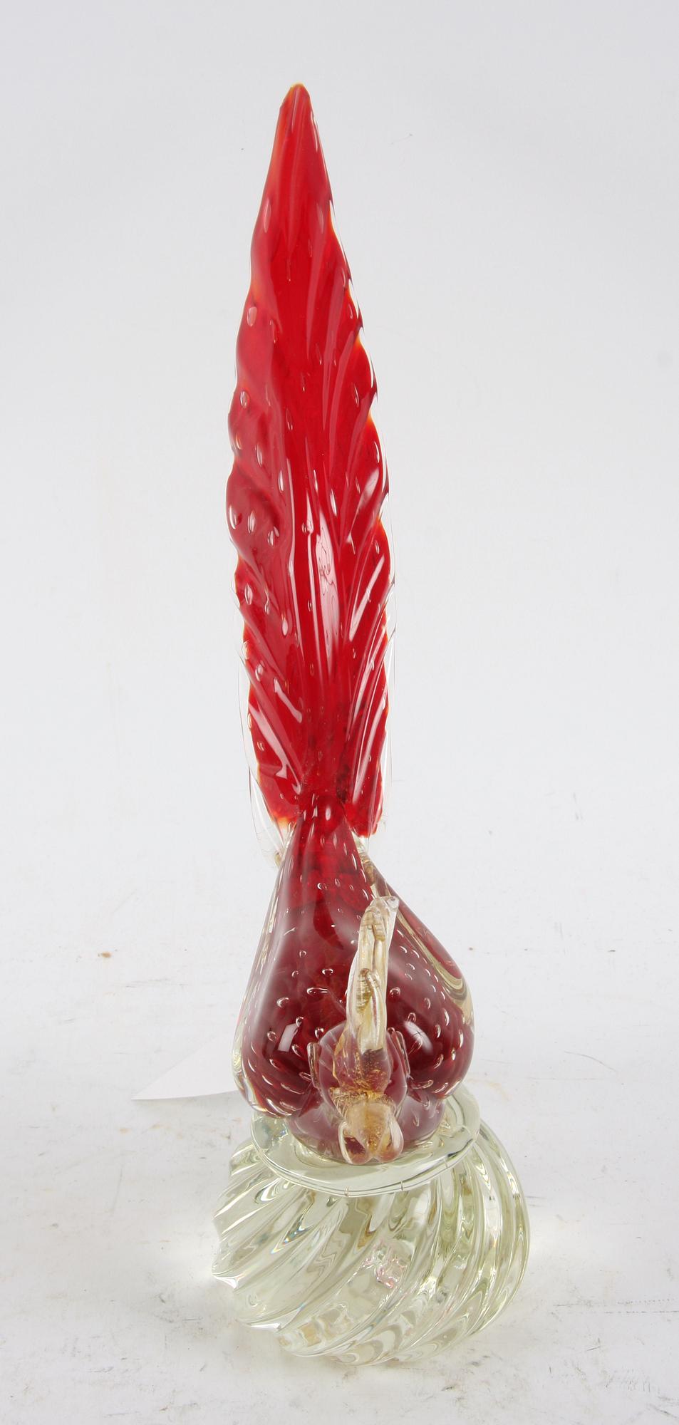 FIGURIN, glas, trol. Murano.