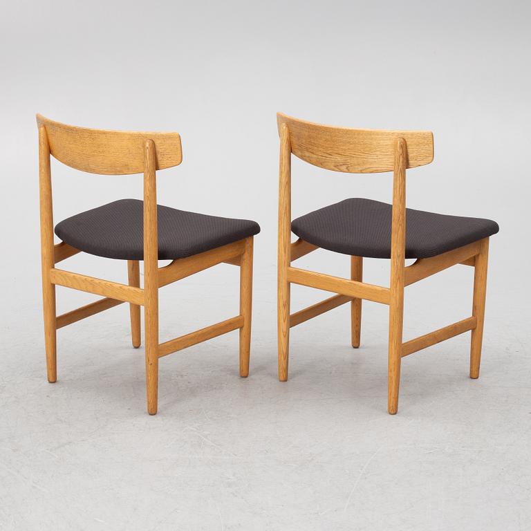 Børge Mogensen, five "Öresund" chairs, Denmark, second half of the 20th century.