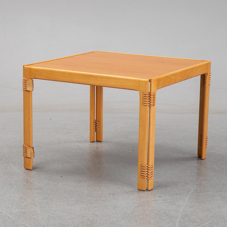 Forse Gnista, a Swedish Modern beech and mahogany table, Svenska Möbelfabrikerna Bodafors , late 1950's.