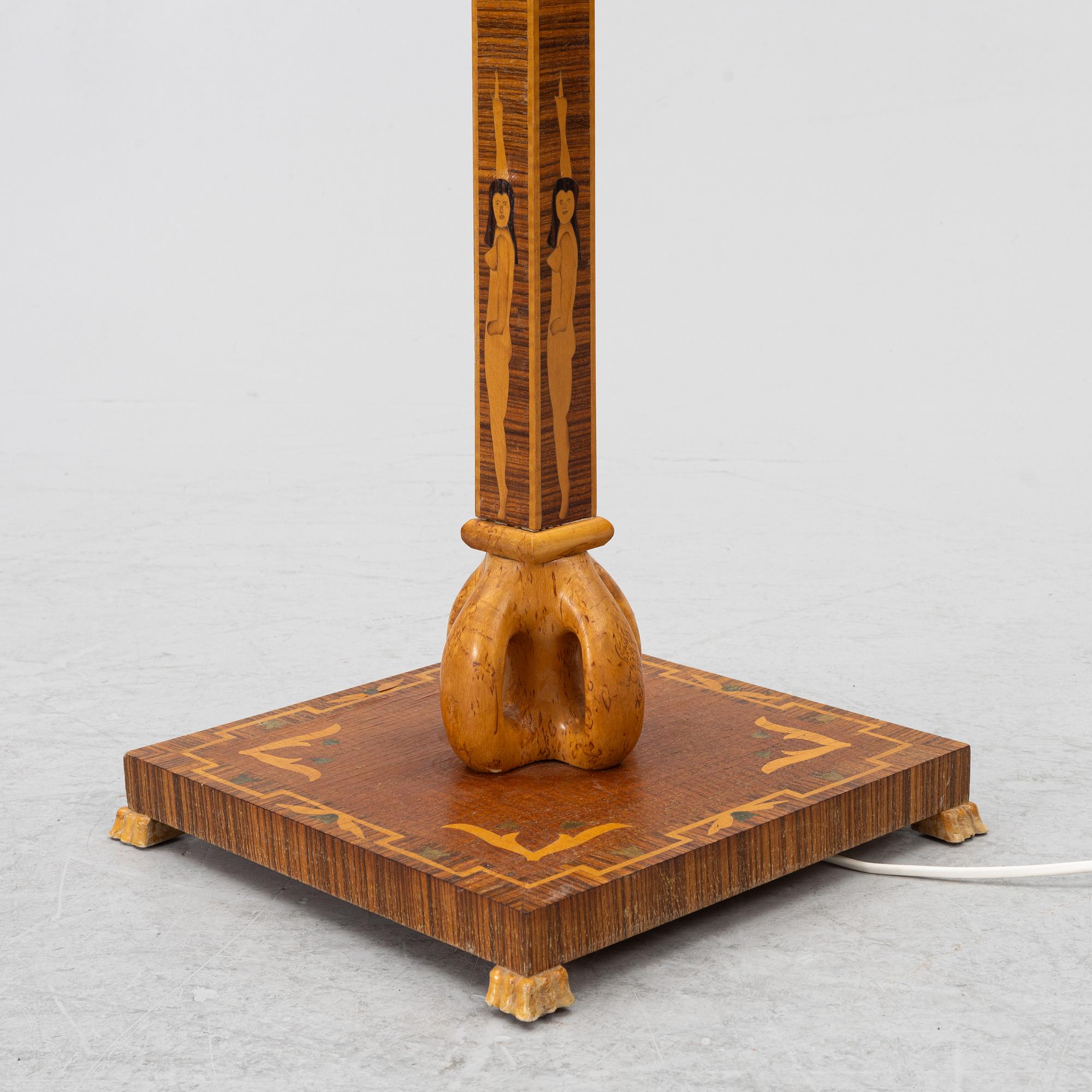 Birger Ekman, attributed to, a floor lamp, 1930s.