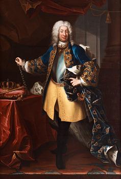 1046A. Martin Mijtens d.y (van Meytens), "King Fredrik I" (1676-1751).