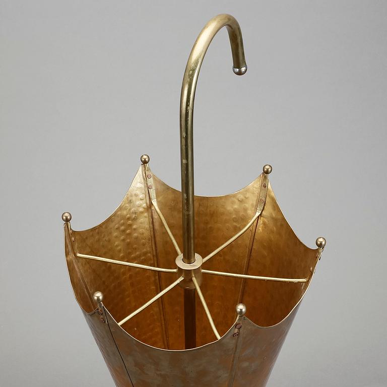 PARAPLYSTÄLL, mässing, 1900-talets andra hälft.