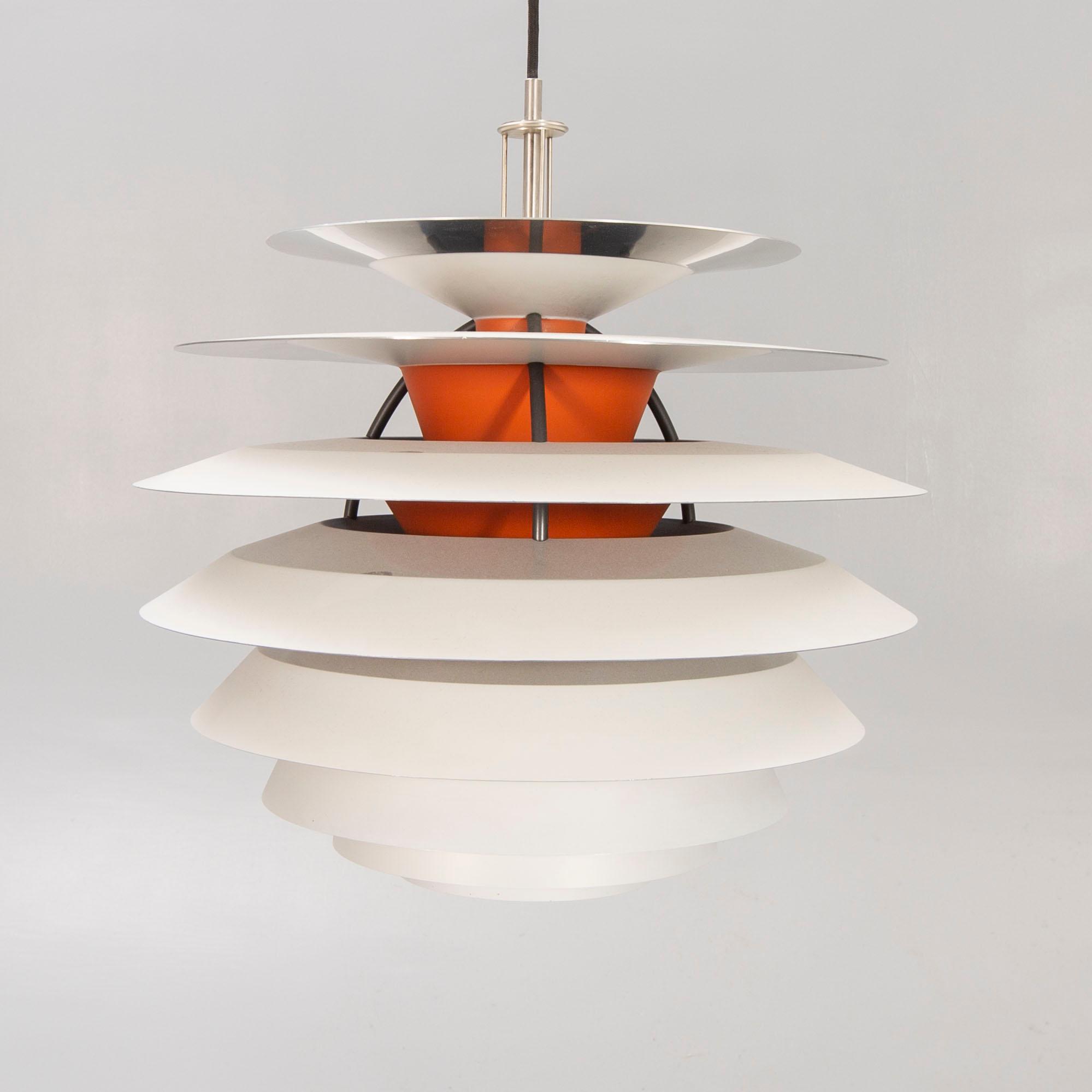 A Poul Henningsen "Kontrast ceiling pendant Louis Poulsen.