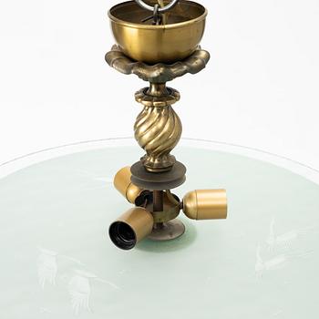 Ceiling lamp, mid-20th century.