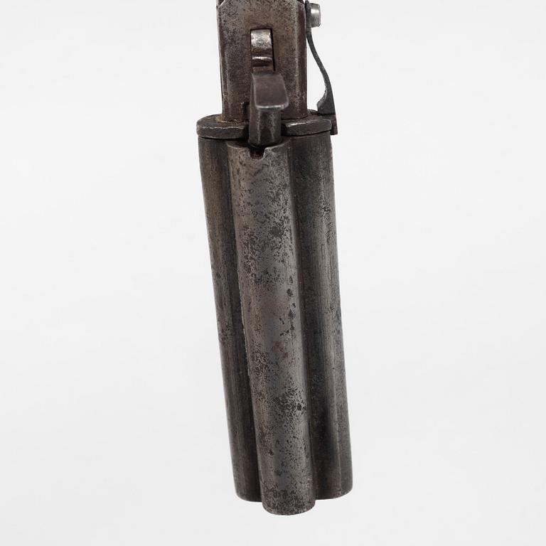 Percussion revolver, Aledalare (?), mid-19th century.