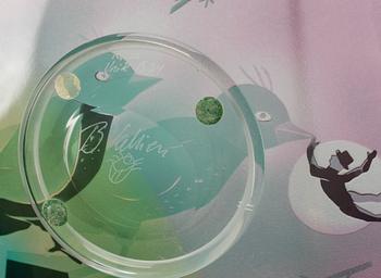 FAT, glas, Bertil Vallien, Kosta Unik, B34.
