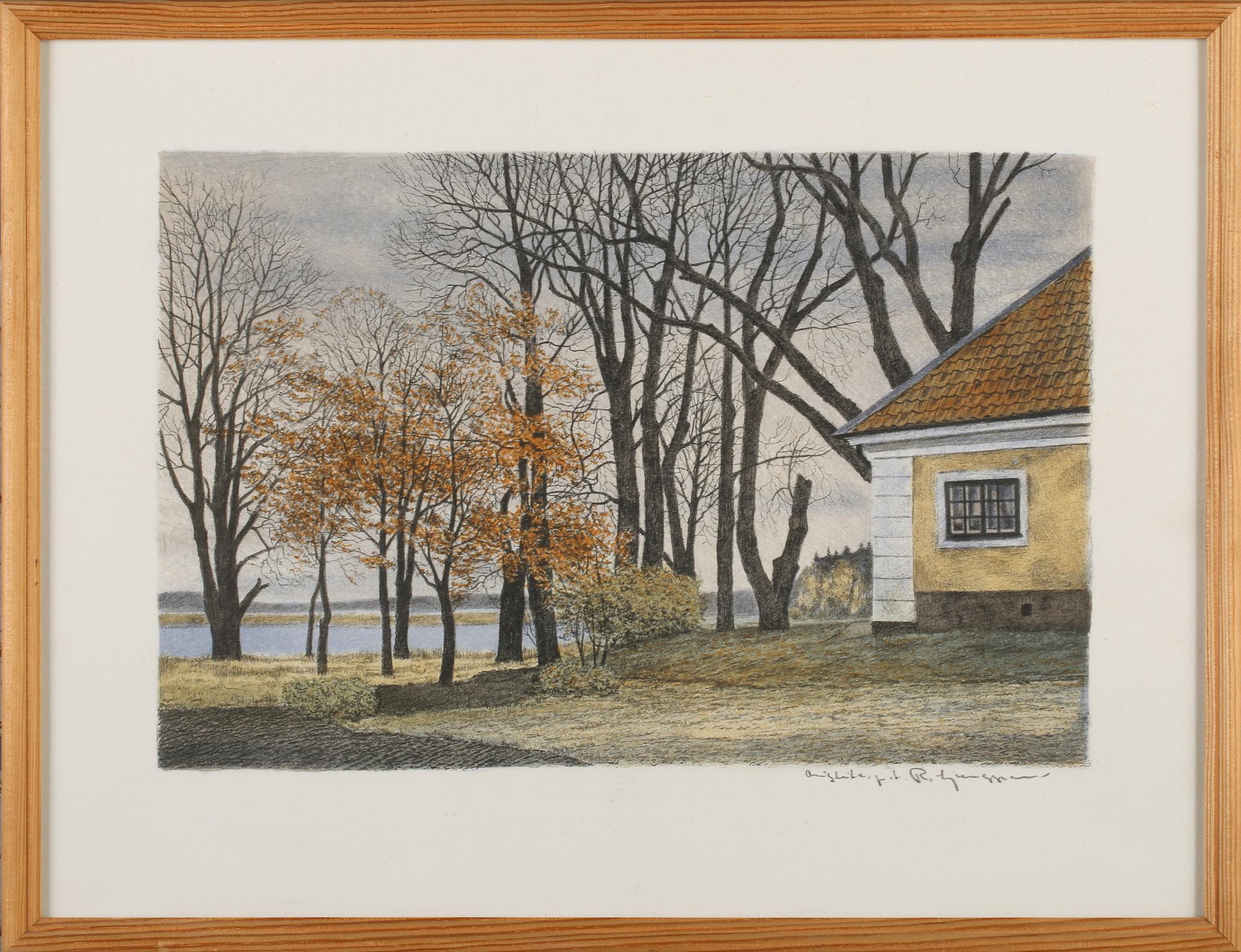 REINHOLD LJUNGGREN, 3 st, färglitografier, signerade och en av dem numrerade.