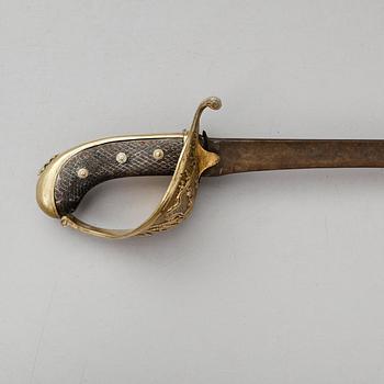 SABEL, m/1852, för officer vid Livregementet till fots.