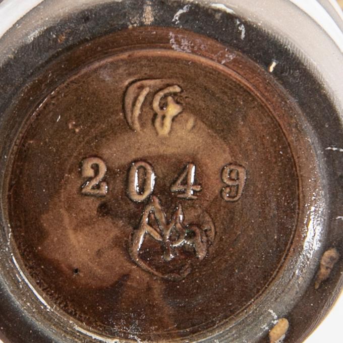 INGRID ATTERBERG, 3 st, vaser, "Spiral", Upsala Ekeby, 1900-talets andra hälft.