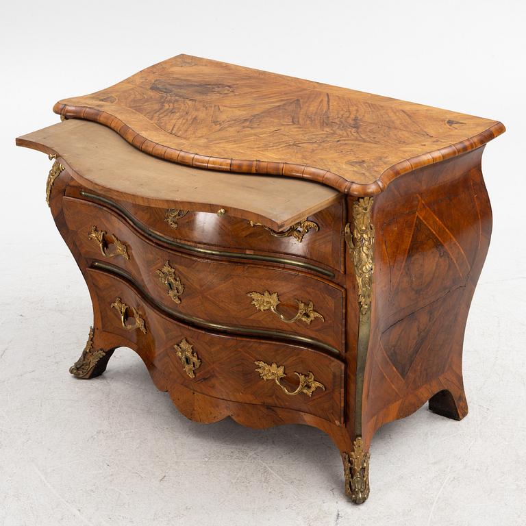 A Rococo chest of drawers, second half of the 18th century.