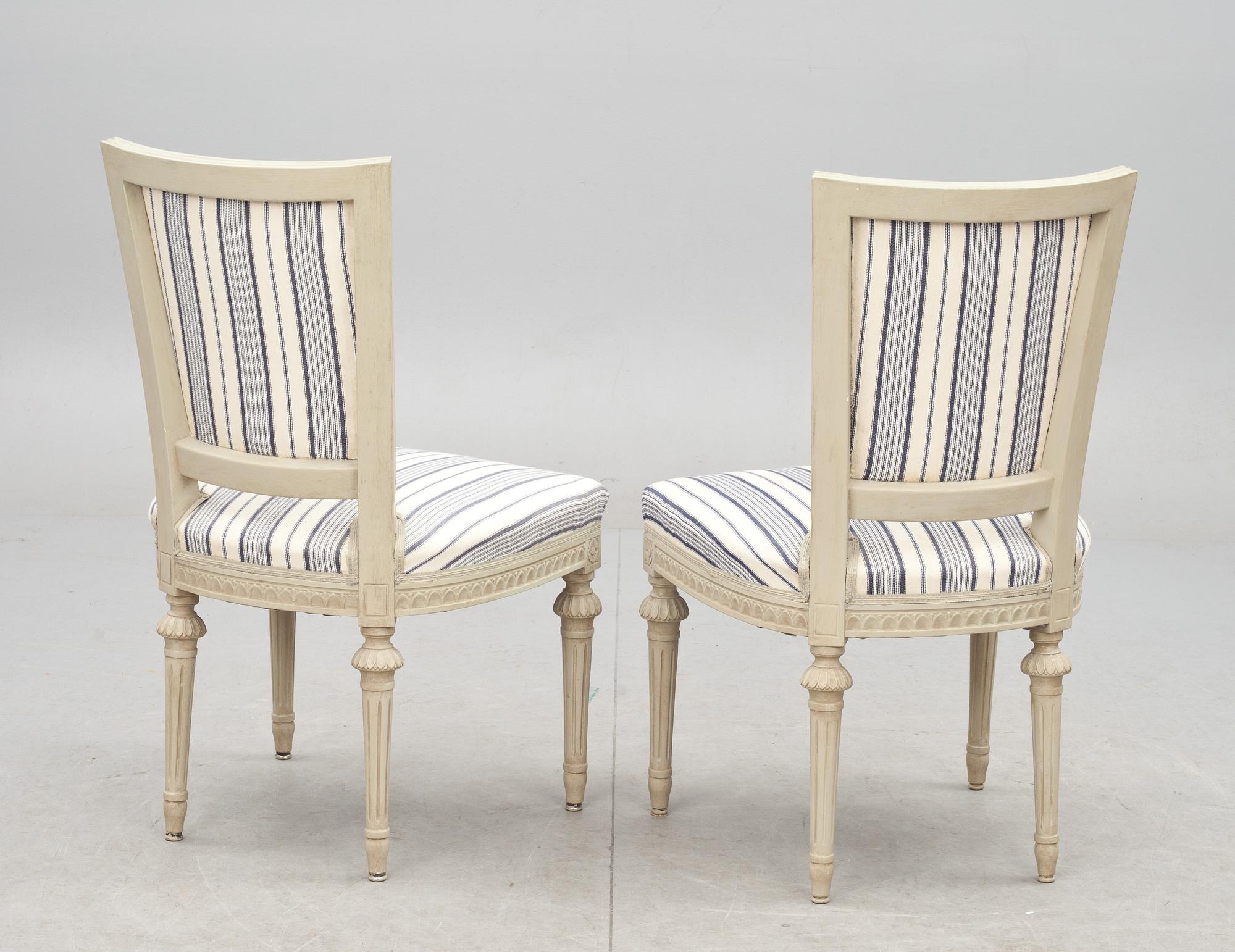 STOLAR, gustaviansk stil, 1900-talets slut.