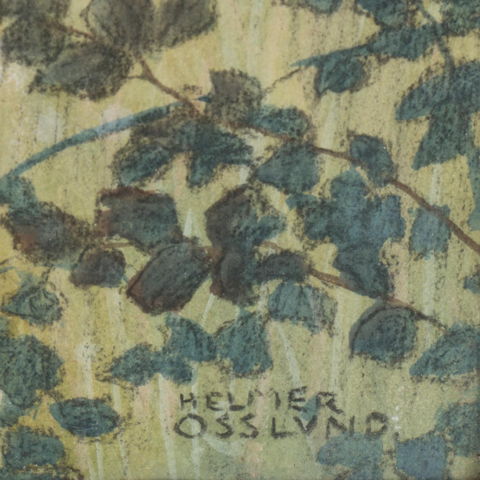HELMER OSSLUND, watercolour, on paper, signed.