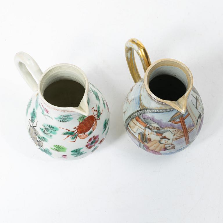 A group lot of Chinese Export porcelain, Qing dynasty, 18th century.  (6 pieces).