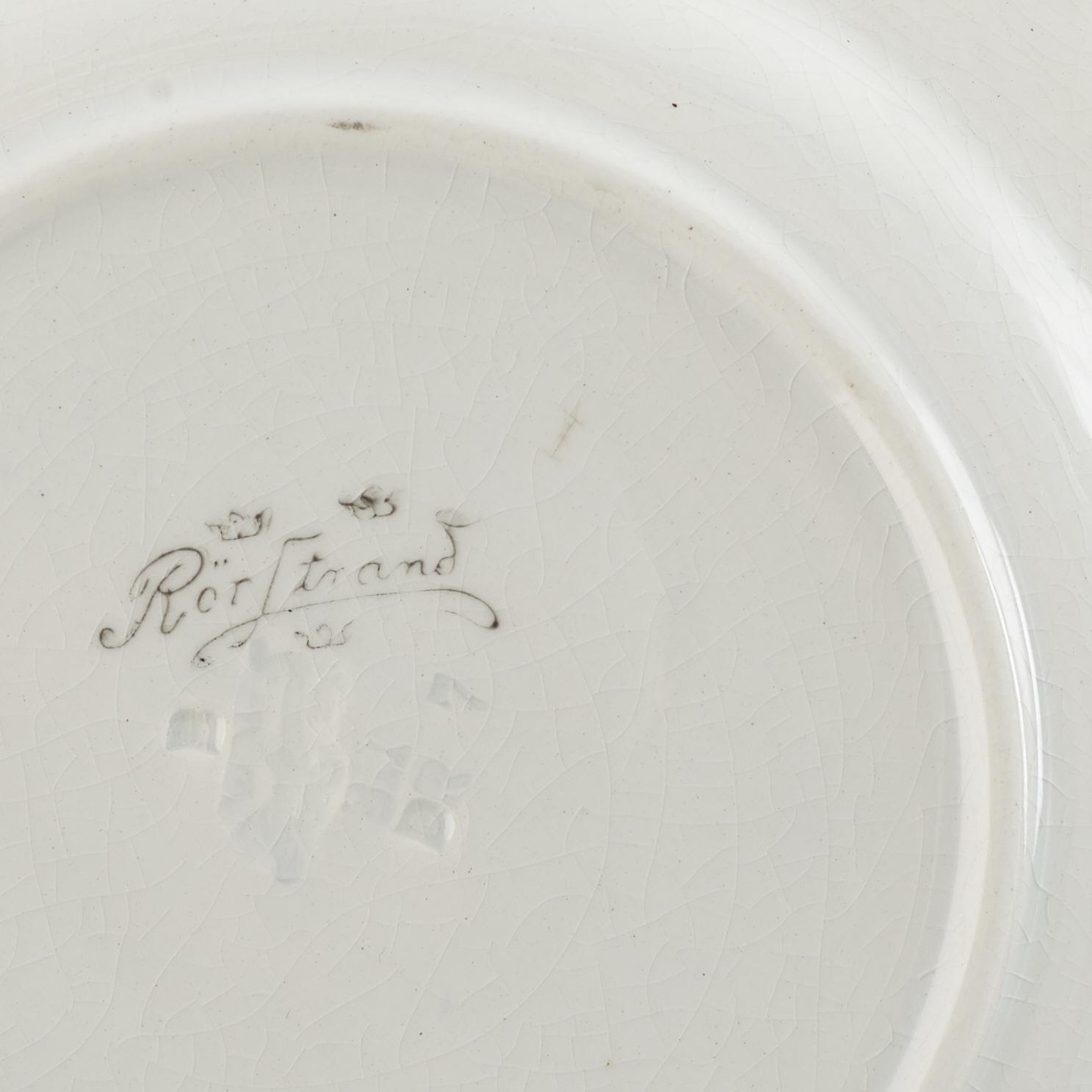 KRÄFTSERVIS, 17 delar, flintgods. Rörstrand, 1900-tal.