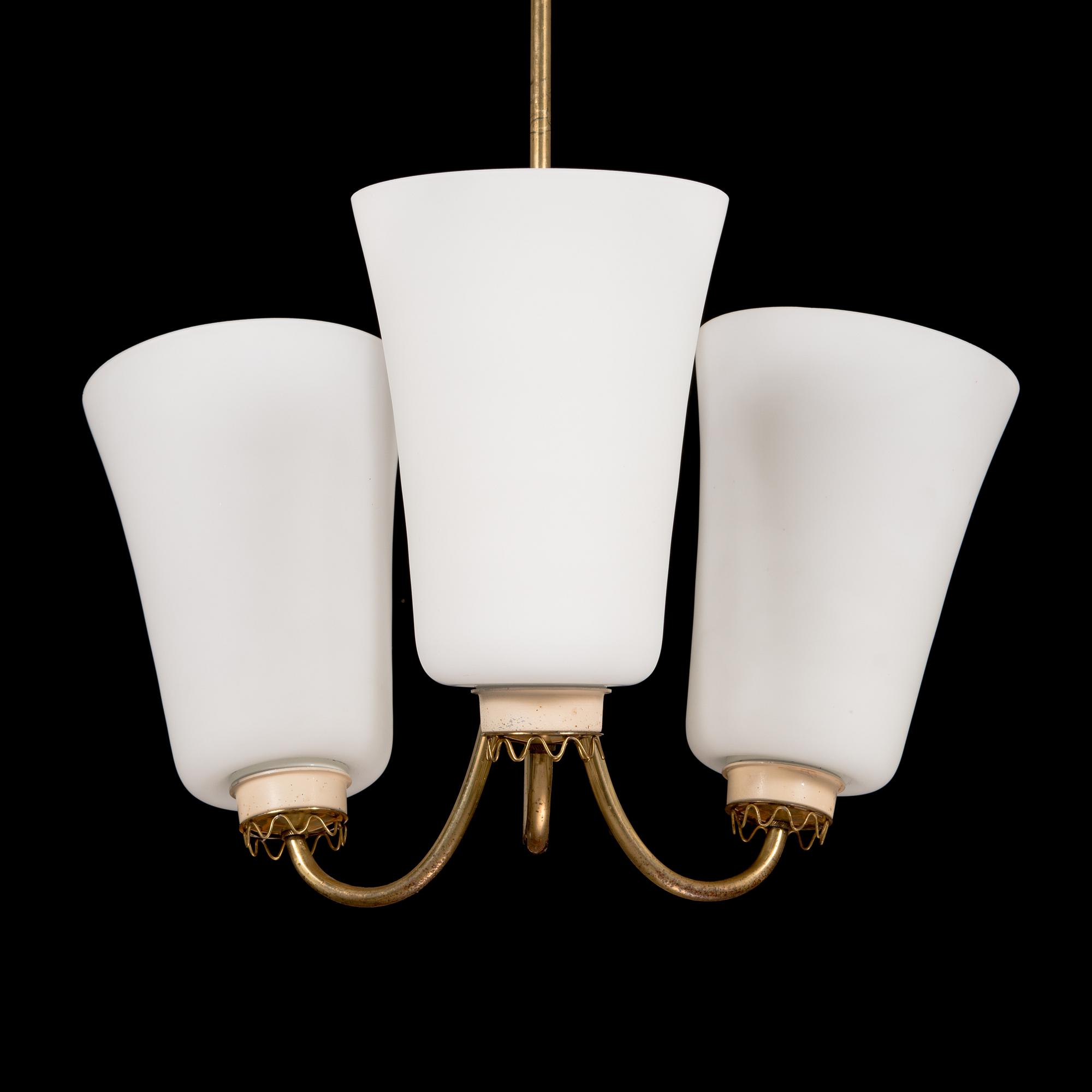 Lisa Johansson-Pape, a mid 20th century '211-3' pendant light for Stockmann Orno.