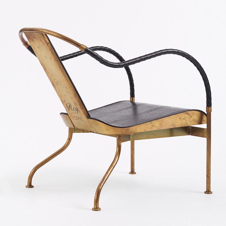 Mats Theselius, an 'el Rey' armchair, ed. 153/360, Källemo, Sweden, post 1999.