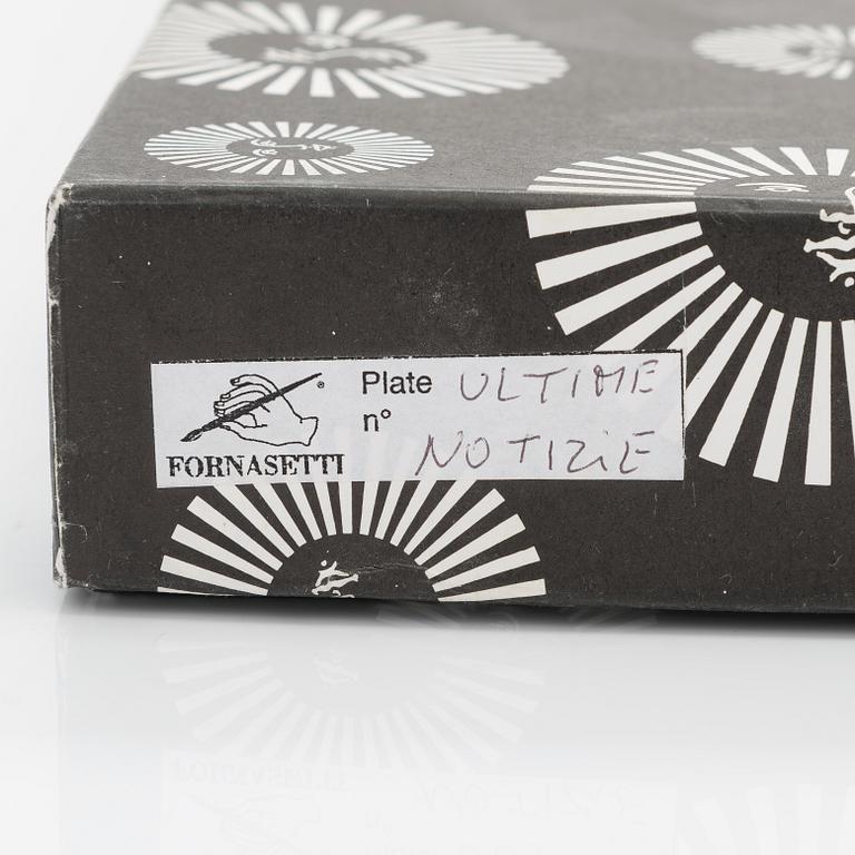 A Piero Fornasetti mirror, 'Farfalle', multicolour, Milan, Italy.