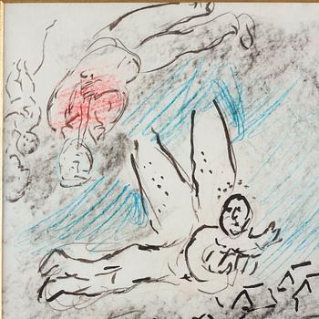 Marc Chagall, "L'artiste et l'ange".