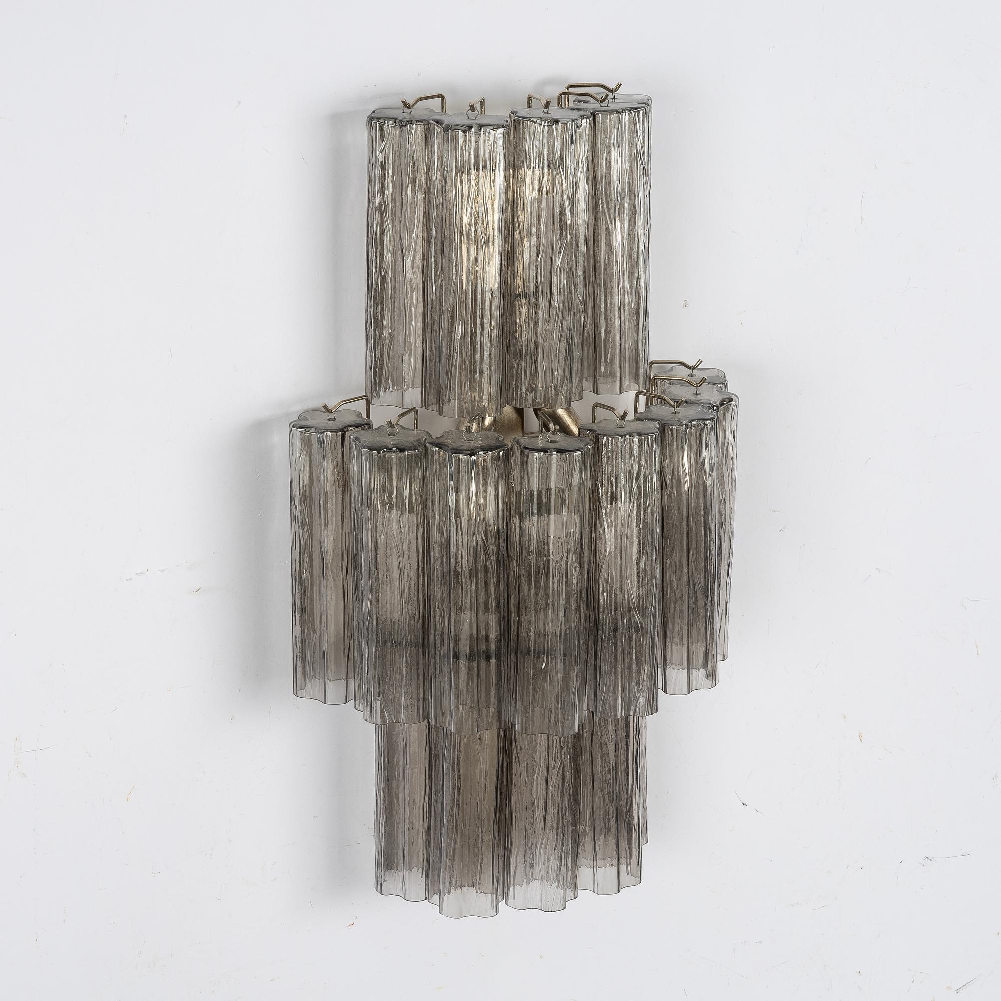 Vägglampor, ett par, Murano, Italien, samtida.