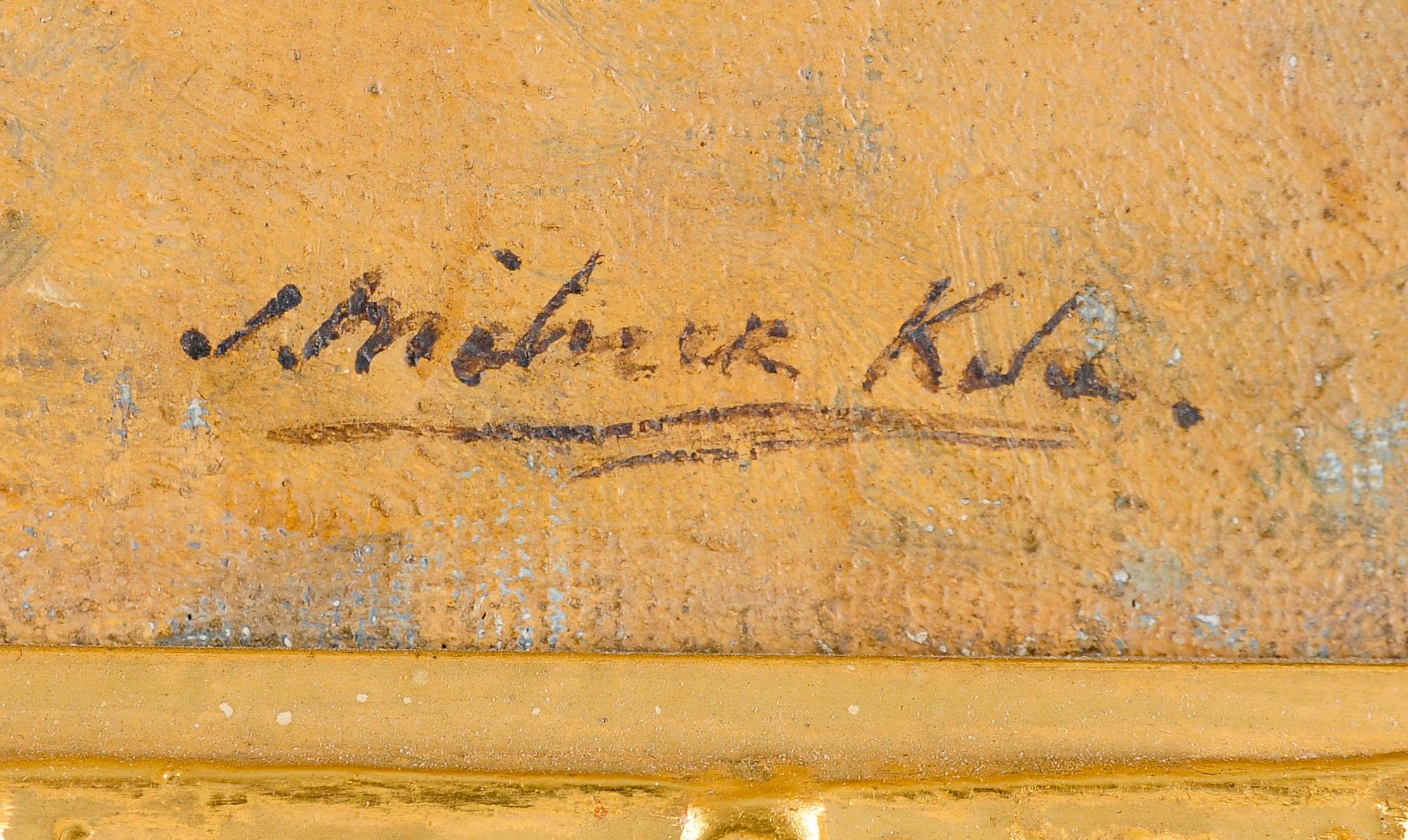 JOSEPH MILNER-KITE, olja på duk, sign.