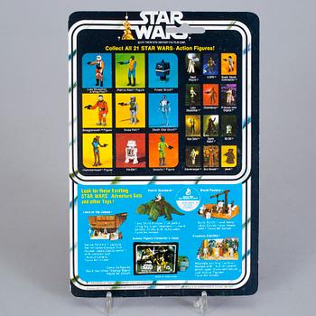 STAR WARS, Boba Fett 21 back-B, Kenner 1979.