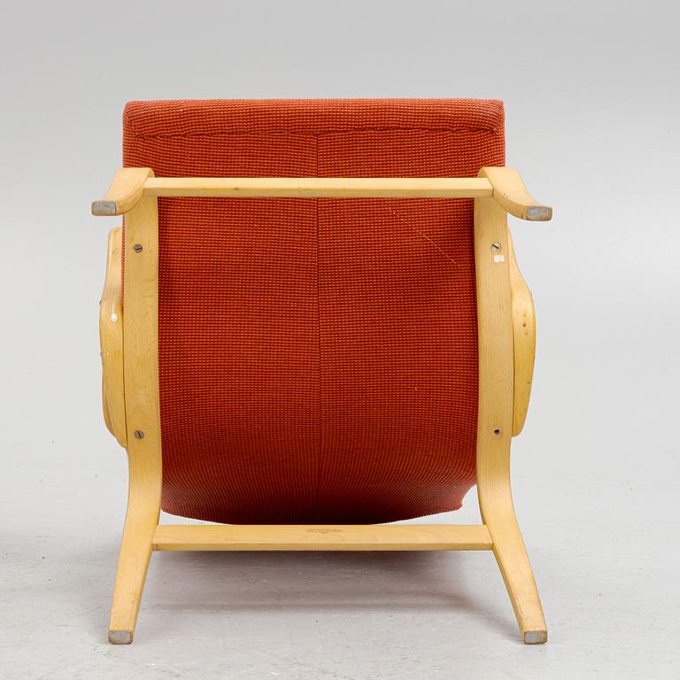 Bruno Mathsson, a pair of 'Eva' armchairs, Firma Karl Mathsson, Värnamo, 1964.