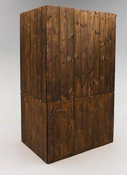 HÖRNSKÅP, allmoge, 1700-tal/1800-tal.