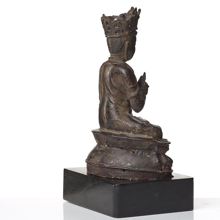 VAIROCANA BUDDHA, brons. Sen Mingdyanasti (1368-1644).