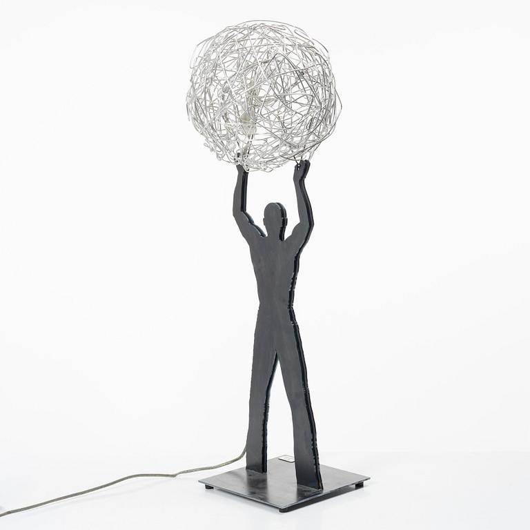 Enzo Catellani, bordslampa, "Uomo della Luce", Catellani & Smith, Italien, 2000-tal.